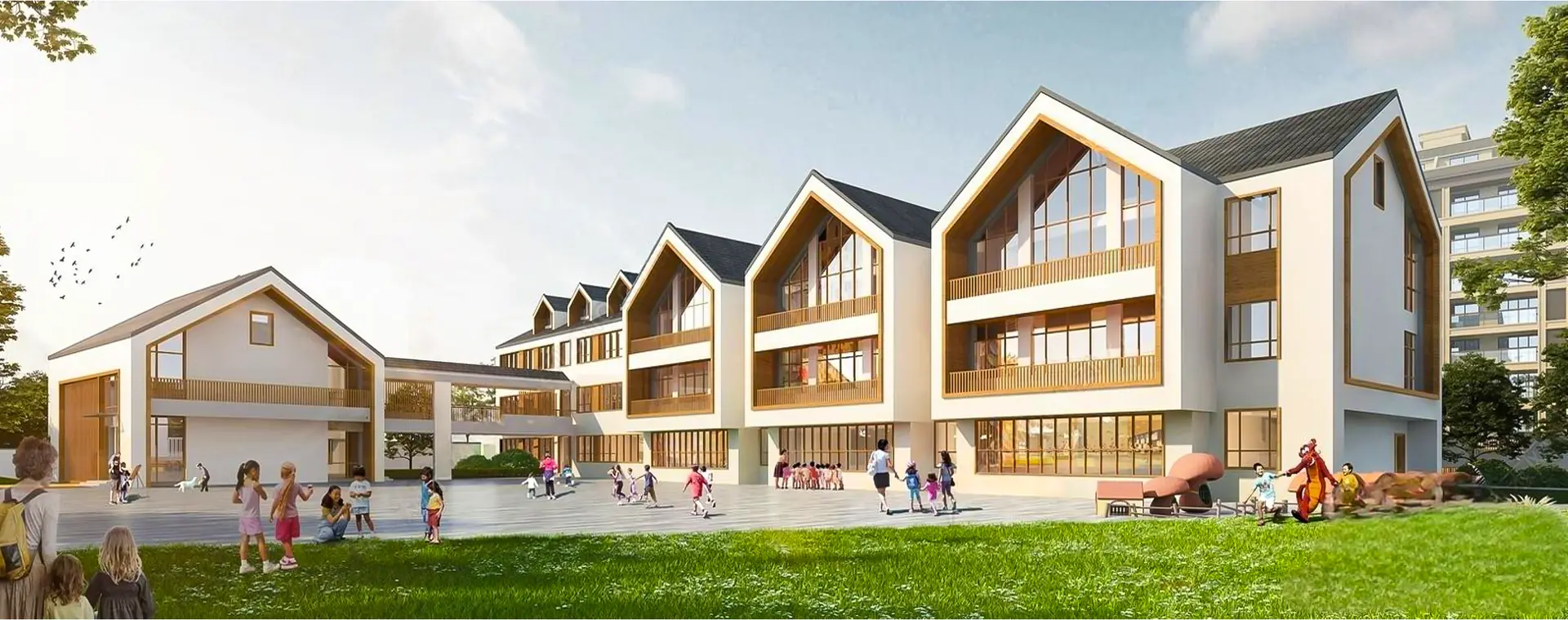 École Internationale, à côté de l’hôtel 5 étoiles