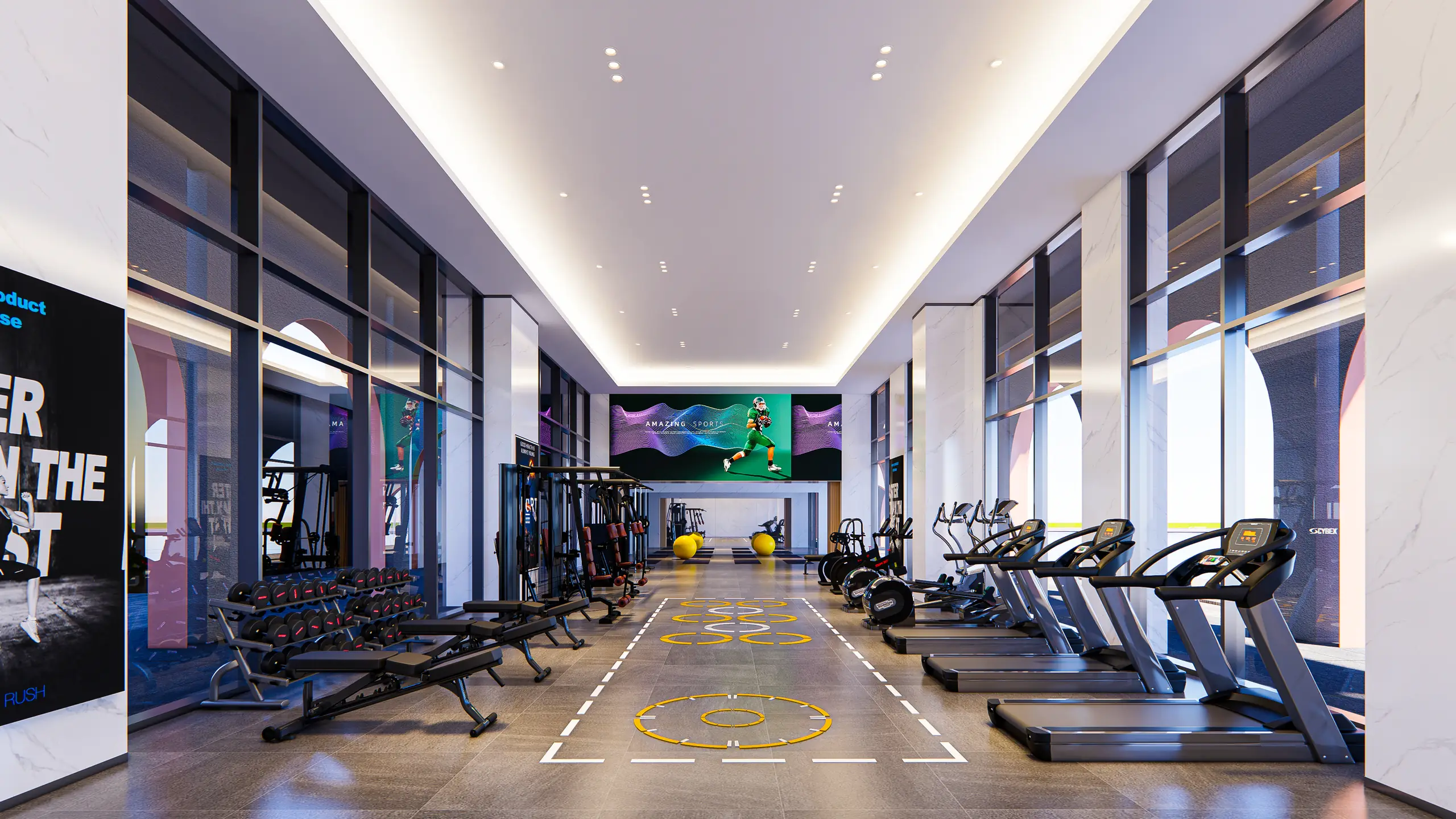 Salle de sport de Sika Resort